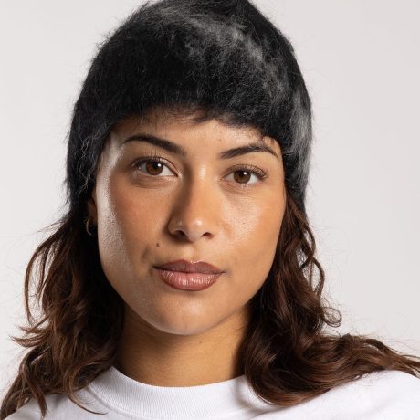 and wander Jacquard Shaggy Knit Cap