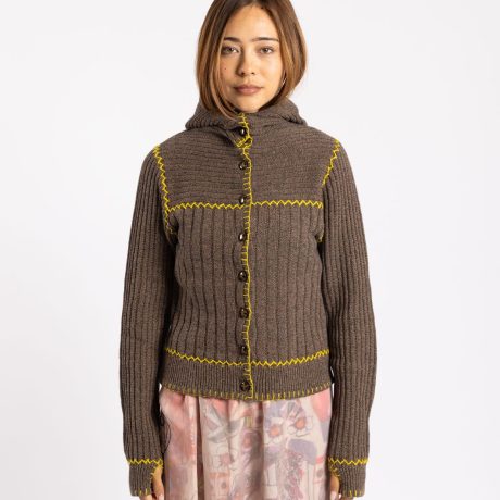 Brain Dead Balaclava Cardigan