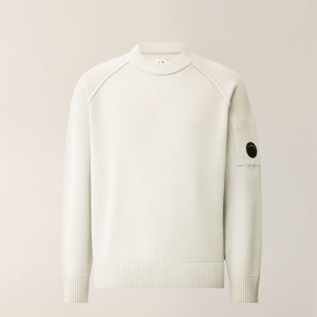 C.P. Company Chenille Cotton Lens Crewneck Sweater
