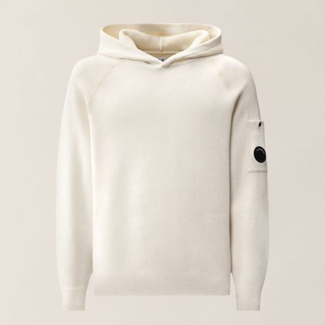 C.P. Company Double Cotton Knit Lens Hooded Sweater
