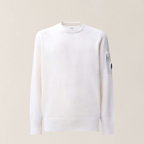 C.P. Company Lambswool Lens Crewneck Sweater