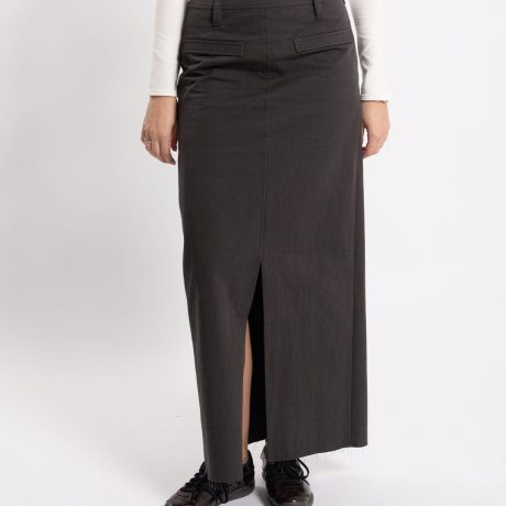COOR Cotton Relaxed Long Skirt