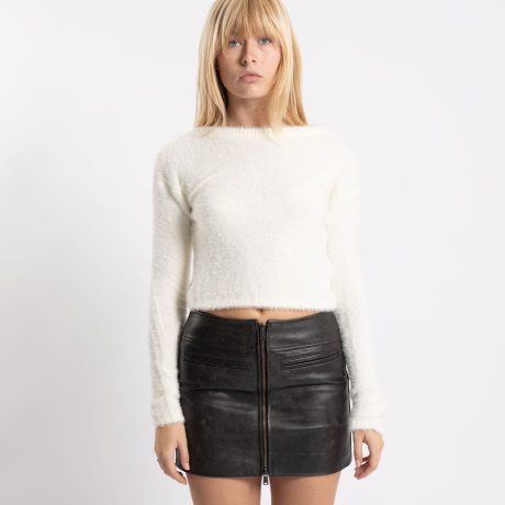 COOR Hairy Back Scoop Knit