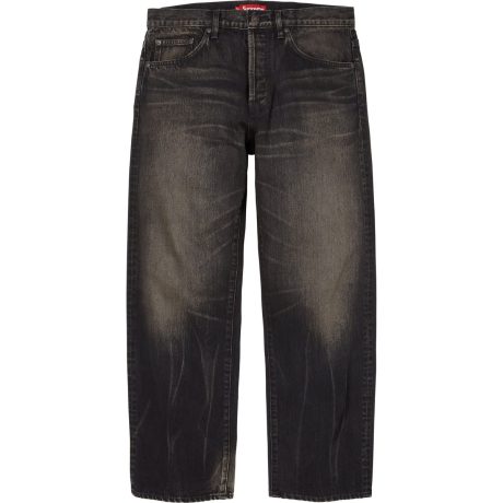 Distressed Loose Fit Selvedge Jean