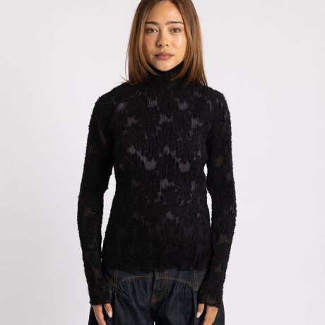Ganni Turtleneck Fil Coupe