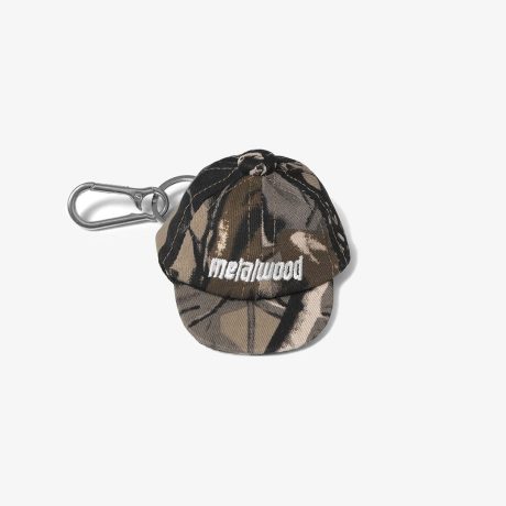 Metalwood Studio Camo Hat Keychain