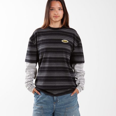 Metalwood Studio Double Layer Striped T-Shirt