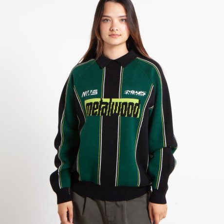 Metalwood Studio Knit Football Top