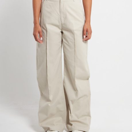 MM6 Maison Margiela Light Cotton Twill Wide-Leg Trouser