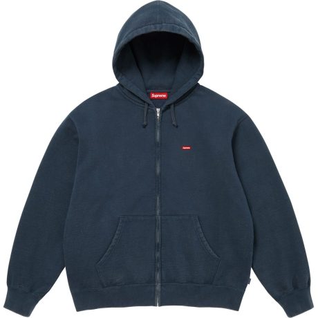 Small Box Zip Up Hooded Sweatshirt