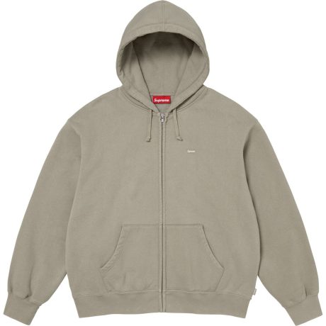 Small Box Zip Up Hooded Sweatshirt