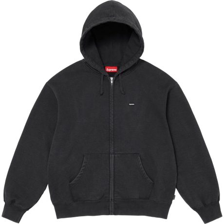 Small Box Zip Up Hooded Sweatshirt