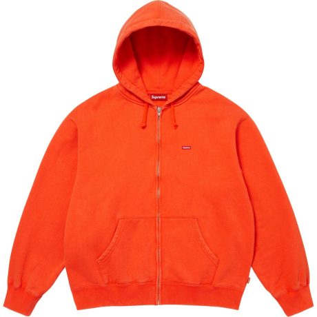 Small Box Zip Up Hooded Sweatshirt
