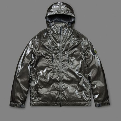 Stone Island Hooded jacket with wind and water resistance