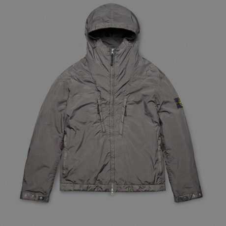 Stone Island Hooded jacket with wind resistance and anti-drop