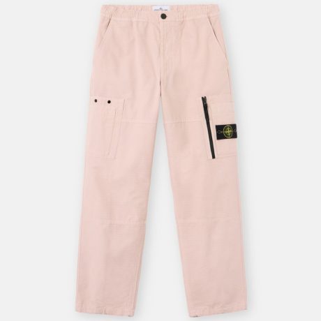 Stone Island Loose-fit cargo trousers with zip and snap pockets