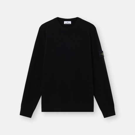 Stone Island Loose-fit crewneck jumper with ribbed trims