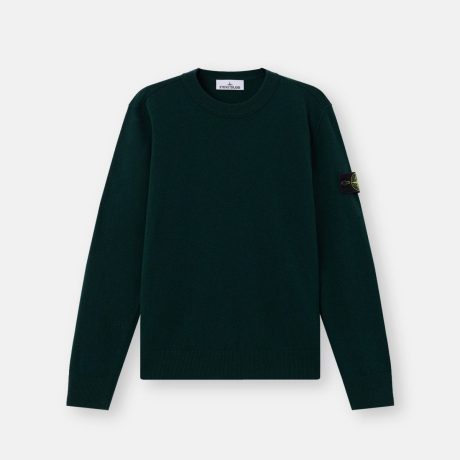 Stone Island Loose-fit crewneck jumper with ribbed trims