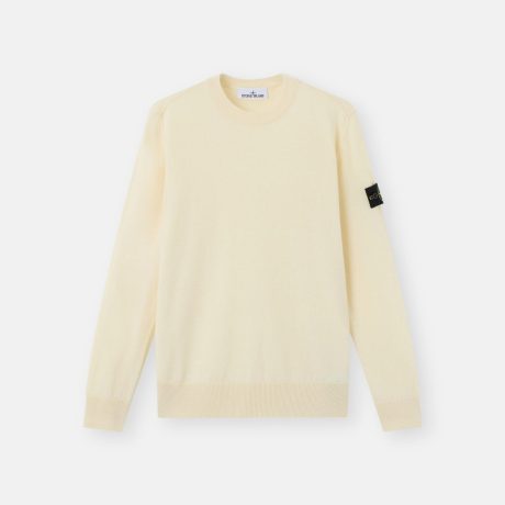 Stone Island Loose-fit crewneck jumper with ribbed trims