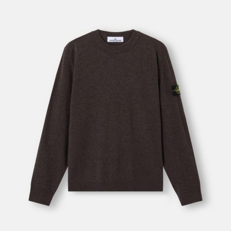 Stone Island Loose-fit crewneck jumper with ribbed trims