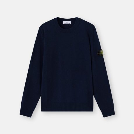 Stone Island Loose-fit crewneck jumper with ribbed trims