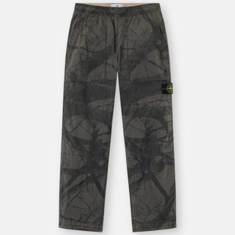 Stone Island Loose-fit fatigue trousers with mesh lining