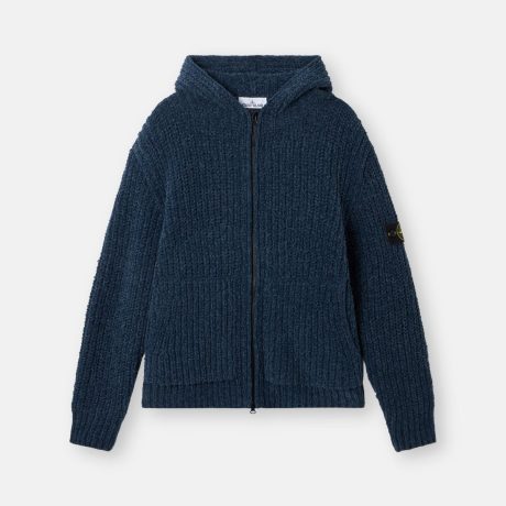 Stone Island Loose-fit hooded zip-up jumper with pockets