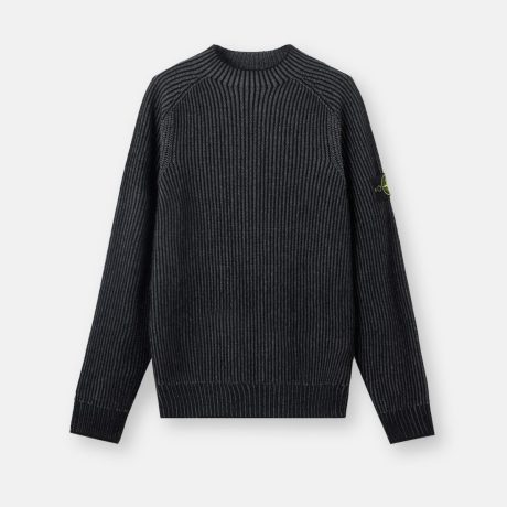 Stone Island Loose-fit reversible crewneck jumper with raglan sleeves