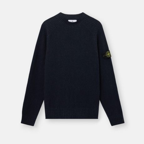 Stone Island Loose-fit reversible crewneck jumper with raglan sleeves
