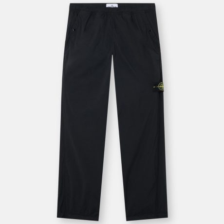 Stone Island Loose-fit trousers with dual zip back pockets