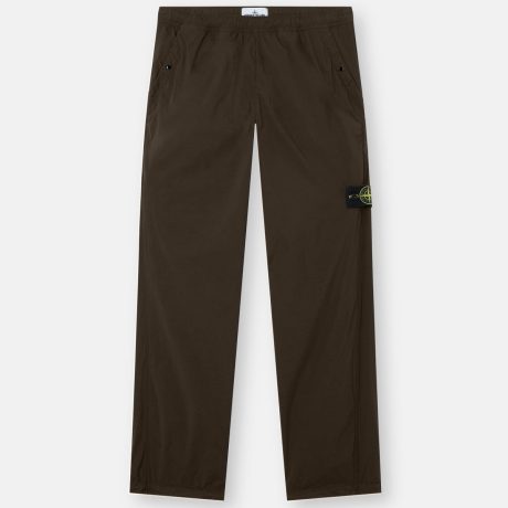 Stone Island Loose-fit trousers with dual zip back pockets