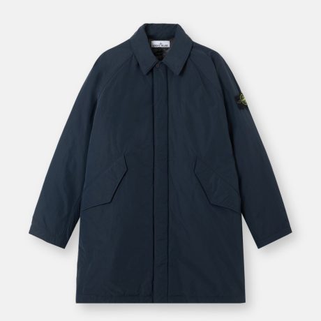Stone Island Padded long coat with anti-drop