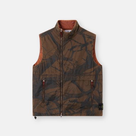 Stone Island Padded vest with wind resistance and anti-drop