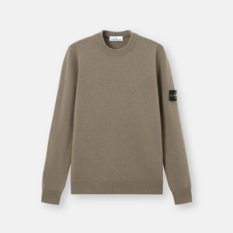 Stone Island Regular-fit crewneck jumper with ribbed trims