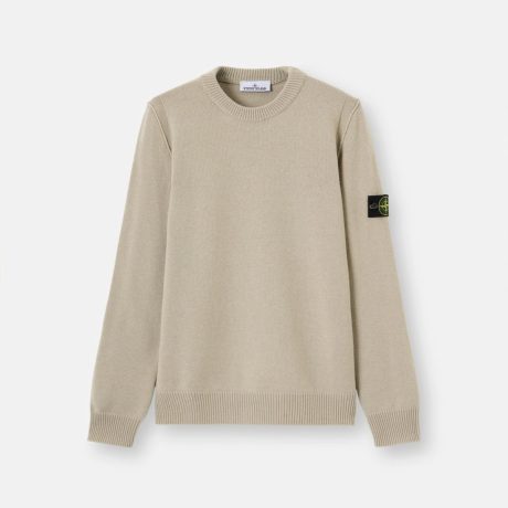 Stone Island Regular-fit crewneck jumper with ribbed trims