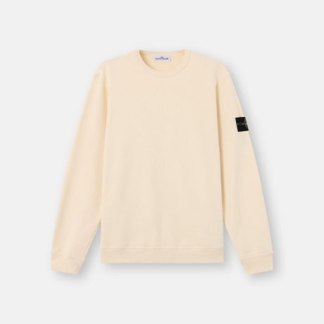 Stone Island Regular-fit crewneck sweatshirt with ribbed inserts