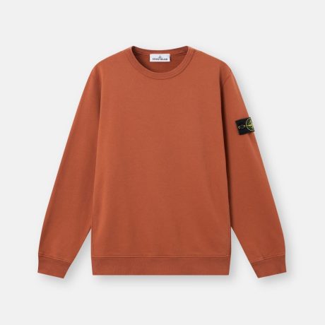Stone Island Regular-fit crewneck sweatshirt with ribbed inserts