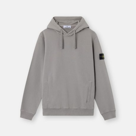 Stone Island Regular-fit hooded sweatshirt with thumbhole cuffs