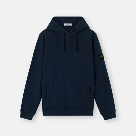 Stone Island Regular-fit hooded sweatshirt with thumbhole cuffs