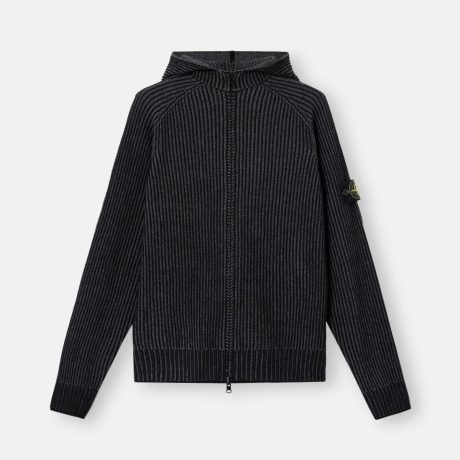 Stone Island Regular-fit reversible hooded zip-up jumper with raglan sleeves
