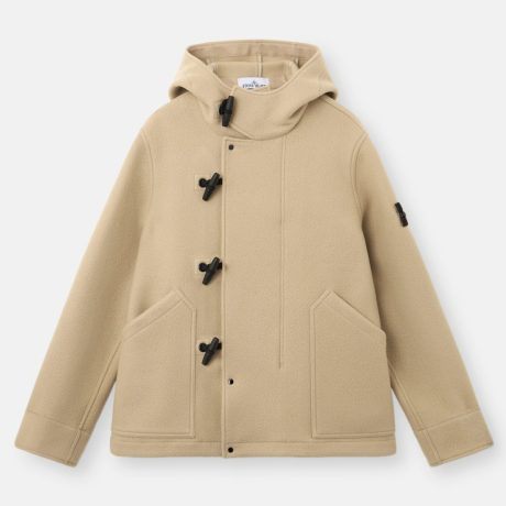 Stone Island Short parka with toggle-button fastening