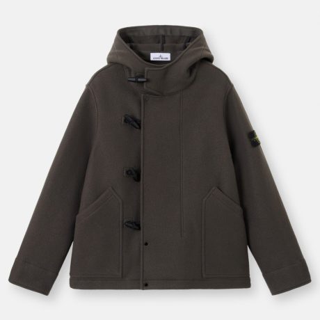 Stone Island Short parka with toggle-button fastening