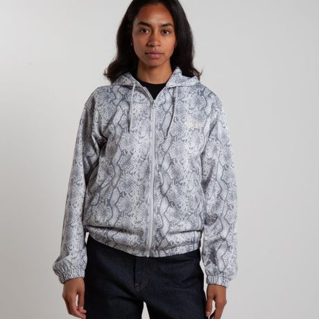 Stüssy Athletic Mesh Zip Hood Snake