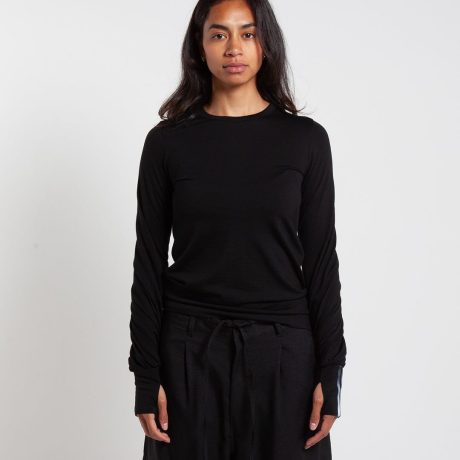 Y-3 Cnch Drape LS Tee