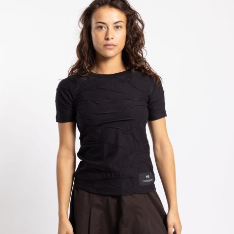 Y-3 Pleated SS T-Shirt