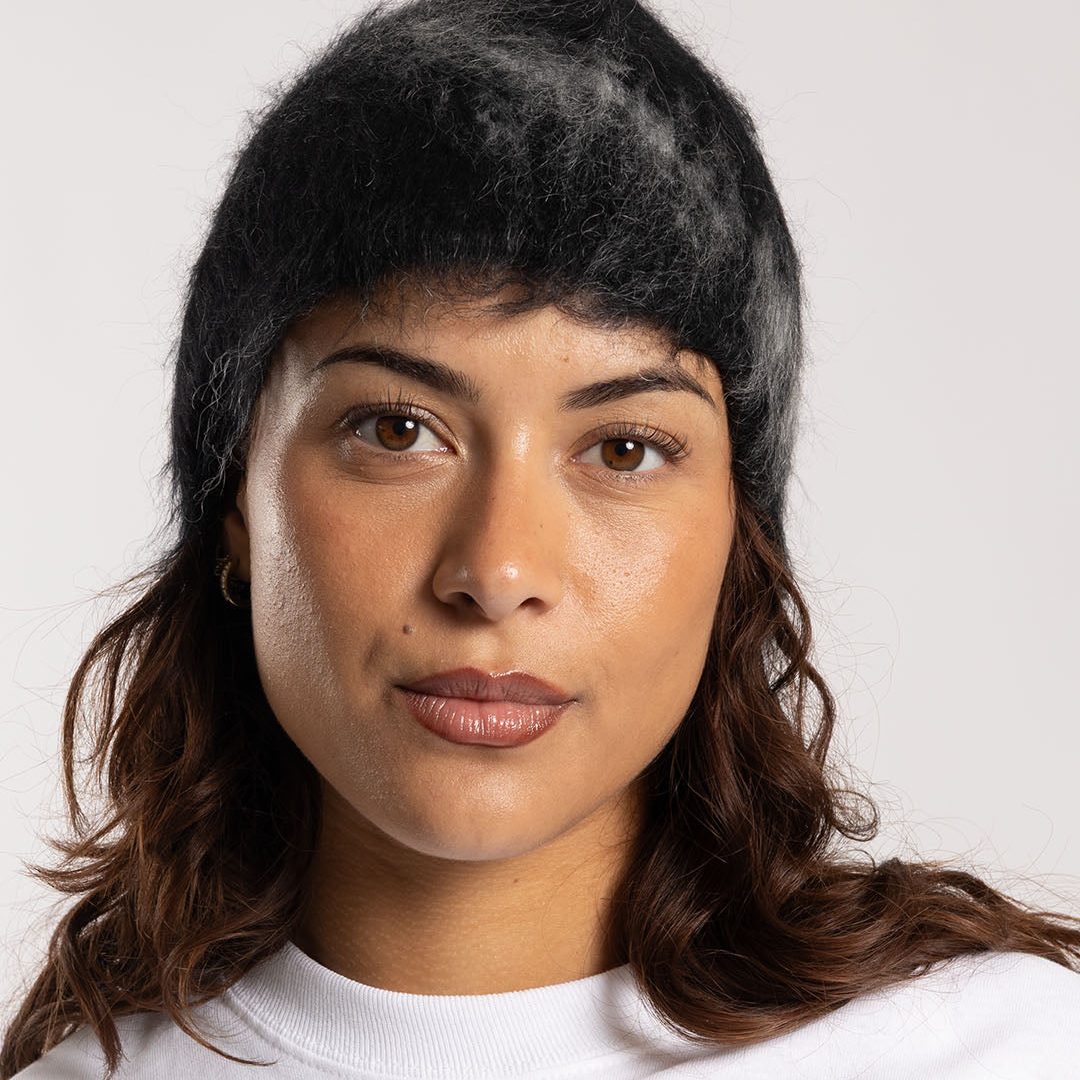 and wander Jacquard Shaggy Knit Cap
