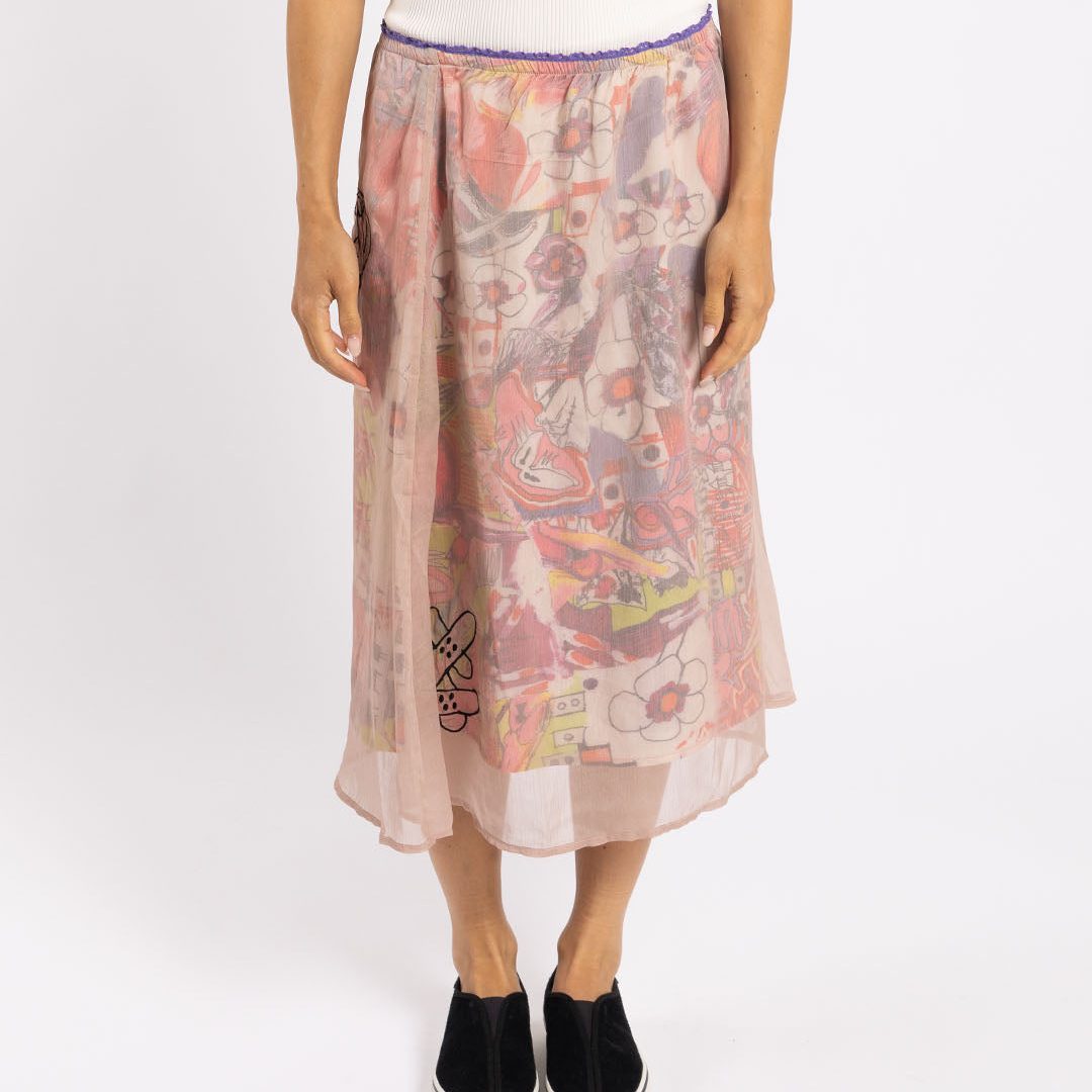 Brain Dead Leomi Double Slip Skirt