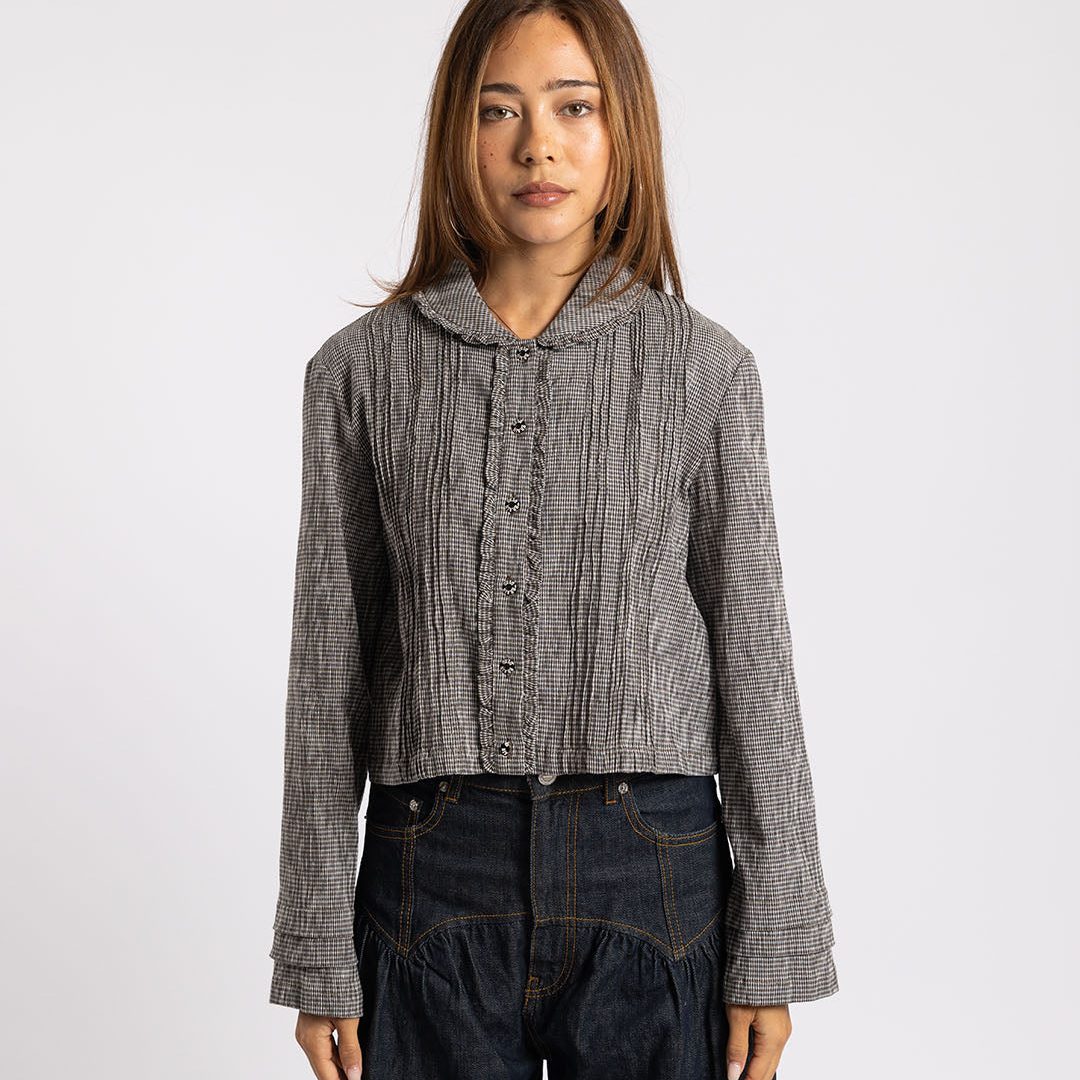 Brain Dead Micro Gingham Mercado Top