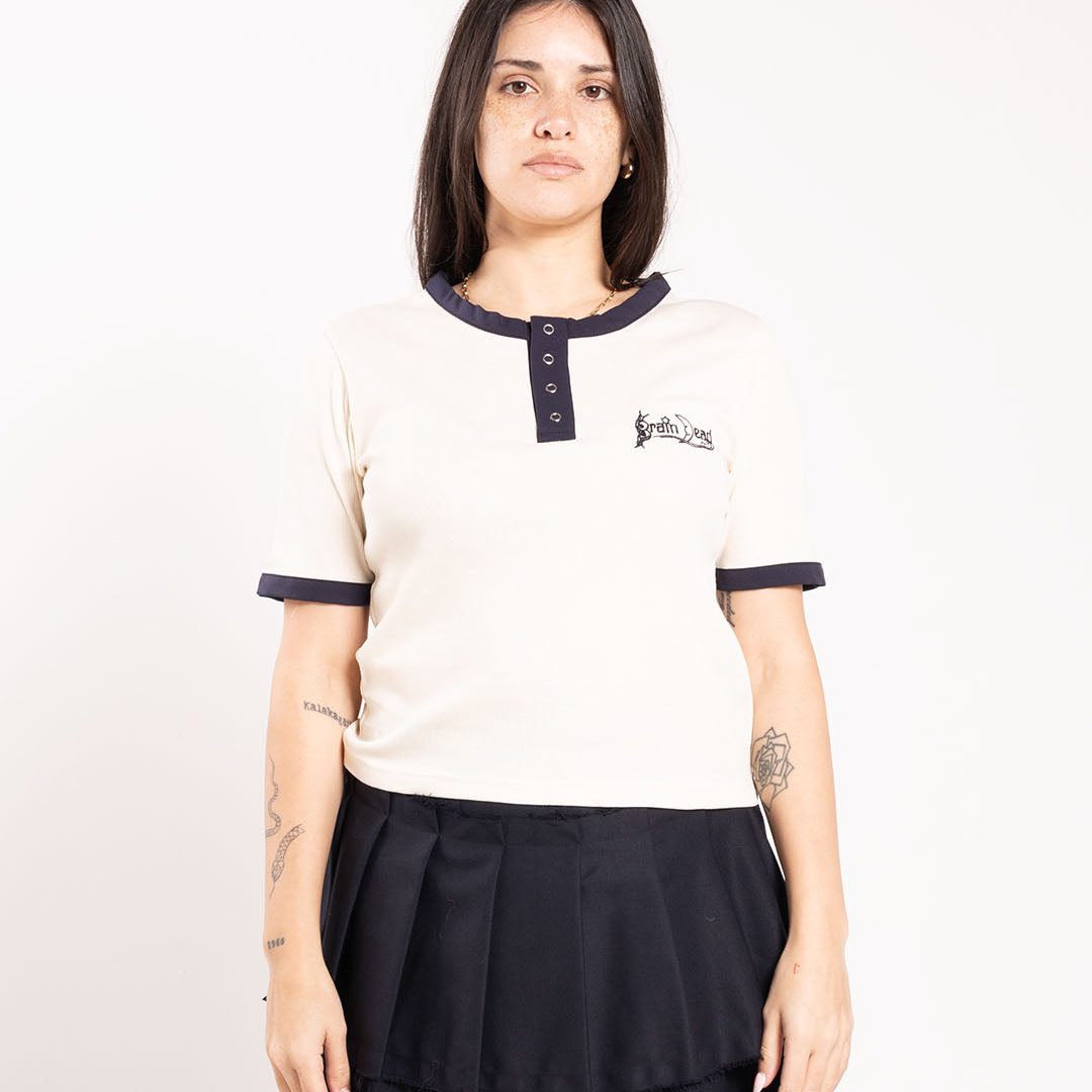 Brain Dead Ripped Henley