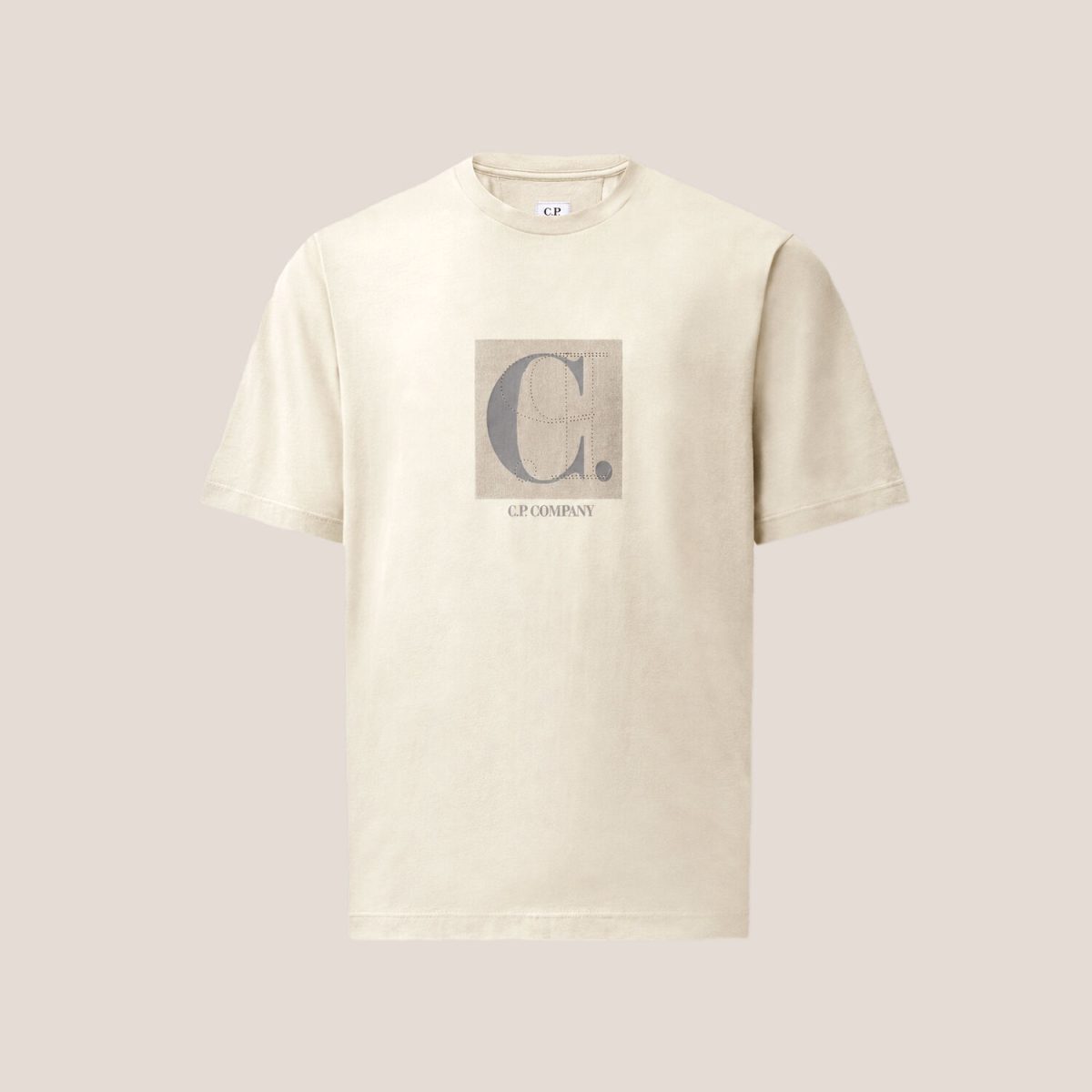 C.P. Company 30/1 Jersey Short Sleeve Chest-Back Logo T-Shirt